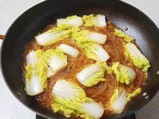 娃娃菜和粉条怎么炒,娃娃菜炒粉条图片