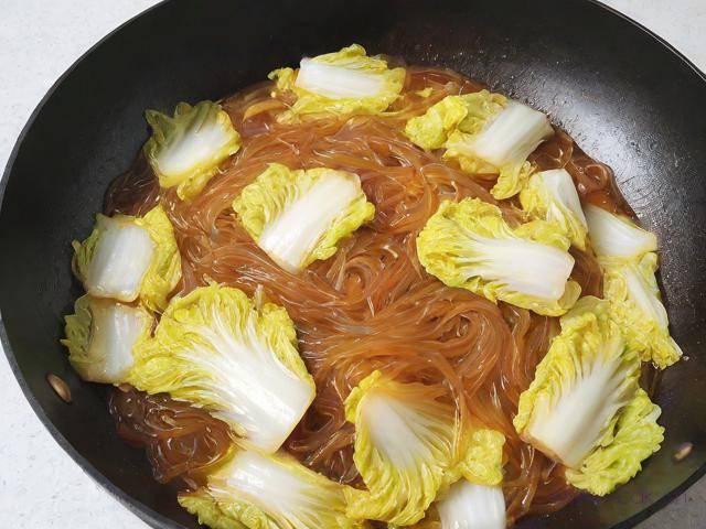 娃娃菜和粉条怎么炒,娃娃菜炒粉条图片