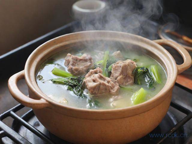 菜干猪骨汤怎么做好喝,菜干煲猪骨的做法