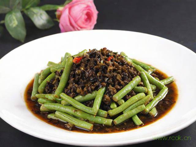 橄榄菜四季豆怎么弄,橄榄菜四季豆图片