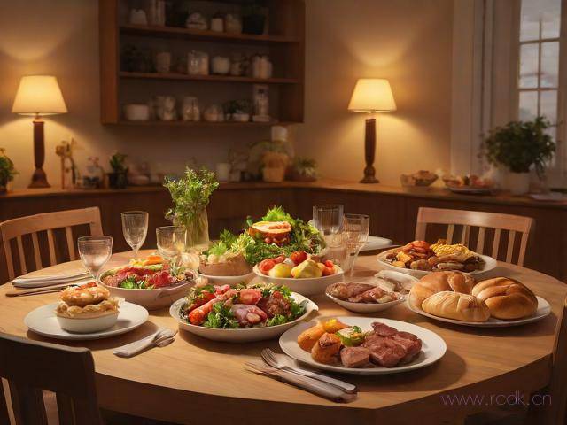 一桌子菜用英语怎么写,一桌子饭菜英语