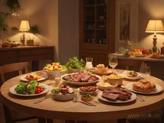 一桌子菜用英语怎么写,一桌子饭菜英语