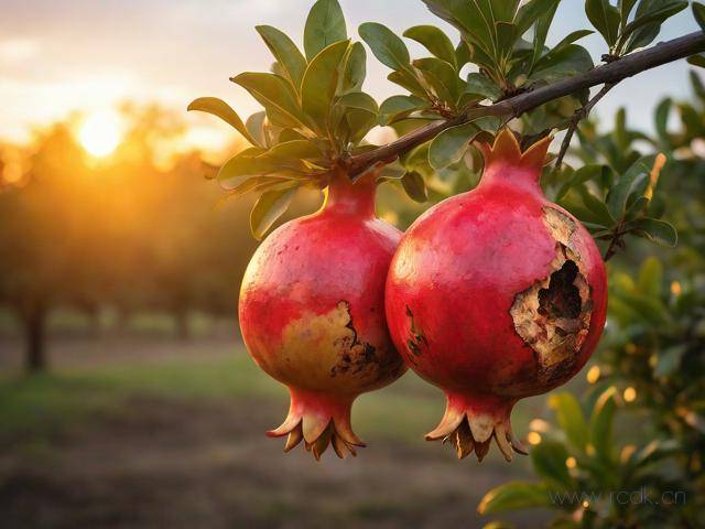 石榴褐斑病怎么治,石榴黑斑病